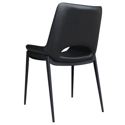 Icona Dining/Lounge Chair, Set of 6 in Black and Black
