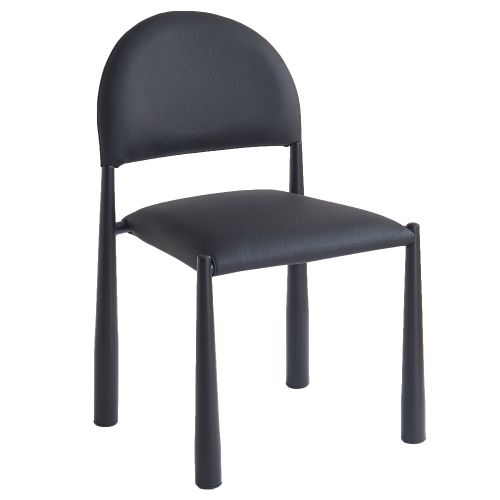 Auggie Dining/Lounge Chair, Set of 4 in Black and Black