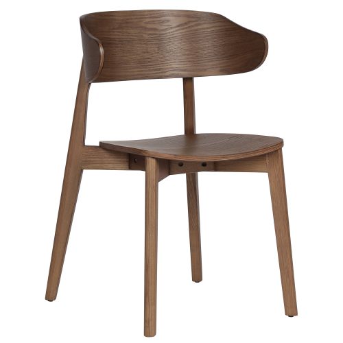 Khari Dining/Lounge Chair, Set of 2 in Walnut