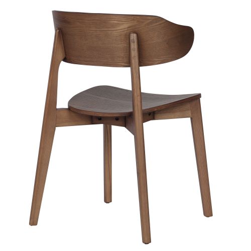 Khari Dining/Lounge Chair, Set of 2 in Walnut