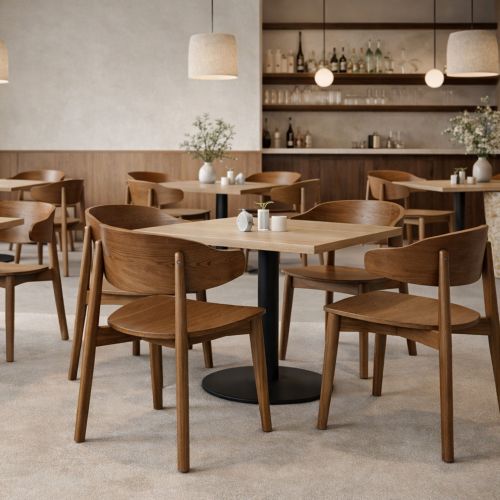 Khari Dining/Lounge Chair, Set of 2 in Walnut