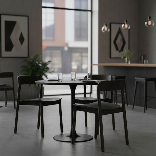 Jonas Dining/Lounge Chair, Set of 4 in Mocha