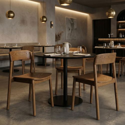 Jonas Dining/Lounge Chair, Set of 4 in Walnut