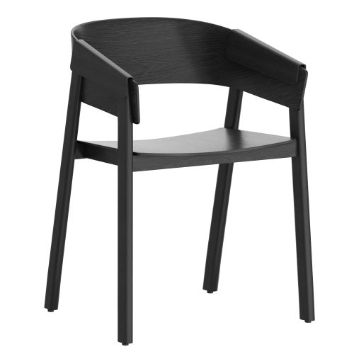 Mateo Dining/Lounge Chair, Set of 2 in Black