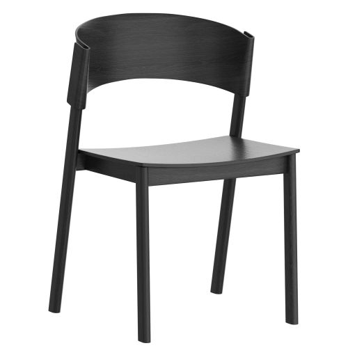 Elias Dining/Lounge Chair, Set of 2 in Black
