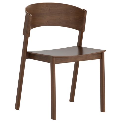 Elias Dining/Lounge Chair, Set of 2 in Walnut