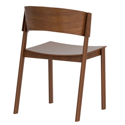 Elias Dining/Lounge Chair, Set of 2 in Walnut