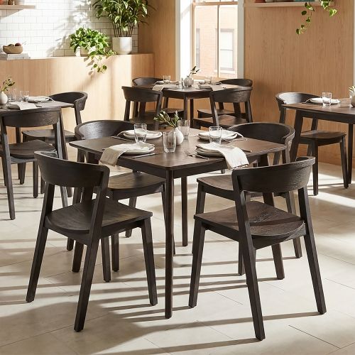 Nicco Dining/Lounge Chair, Set of 2 in Mocha