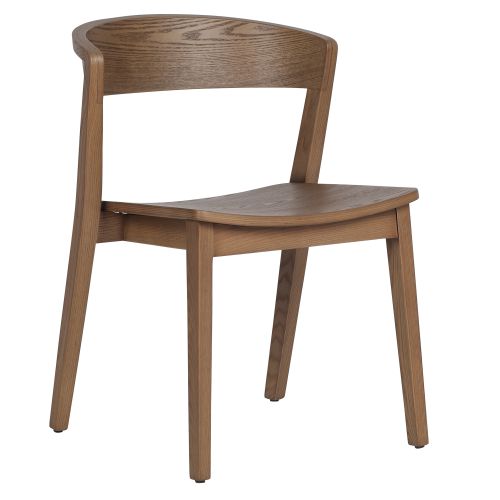 Nicco Dining/Lounge Chair, Set of 2 in Walnut