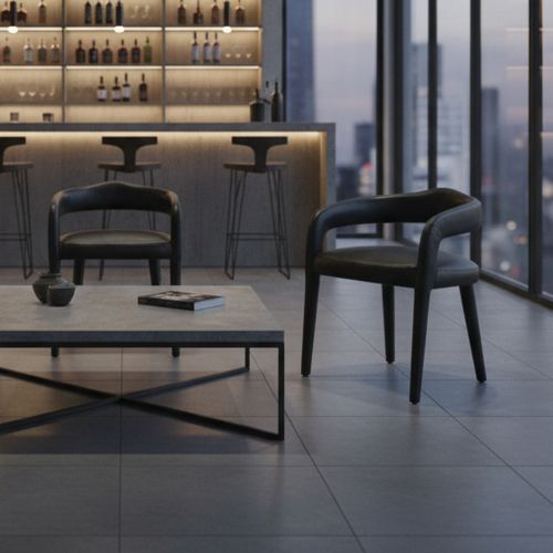 Caden Dining/Lounge Chair, Set of 2 in Charcoal
