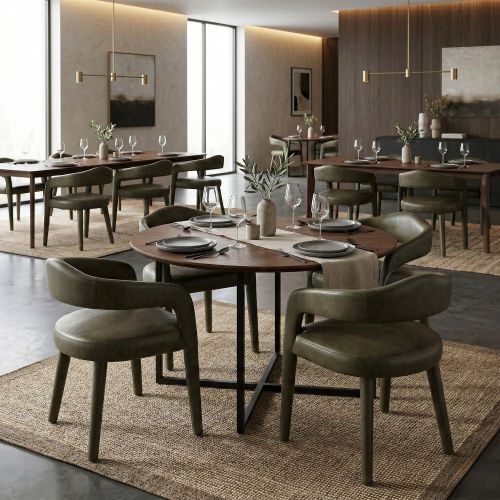 Caden Dining/Lounge Chair, Set of 2 in Moss