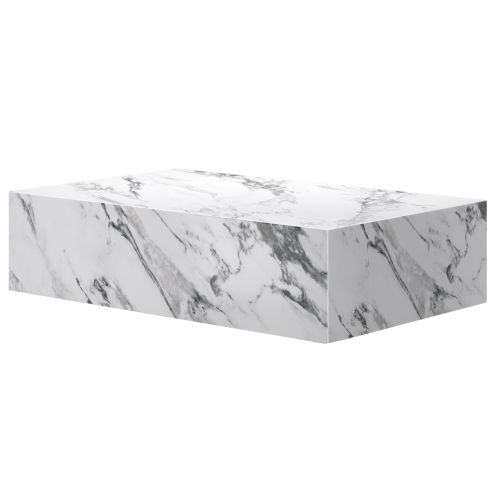 Artemis Rectangular Coffee Table in Bulgari White